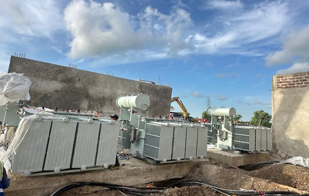 500kVA 33/11kV transformer on-site installation in Kenya