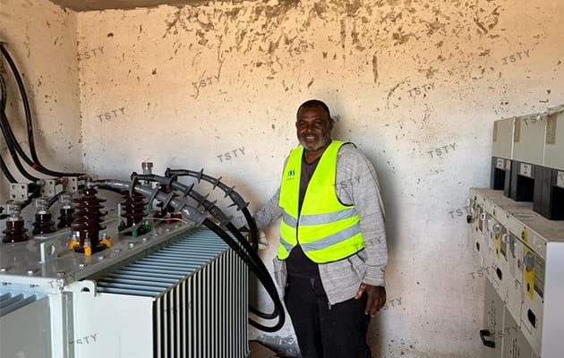 A 630kVA transformer has successfully arrived in Mauritania